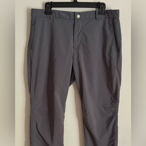 Nike Golf Dri Fit Pants Mens Size 34x30 Modern Fit Gray Chino Lightweight